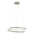 EGLO Ruotale Hanglamp - LED - Ø 55 cm - Zandkleur|Beige|Wit
