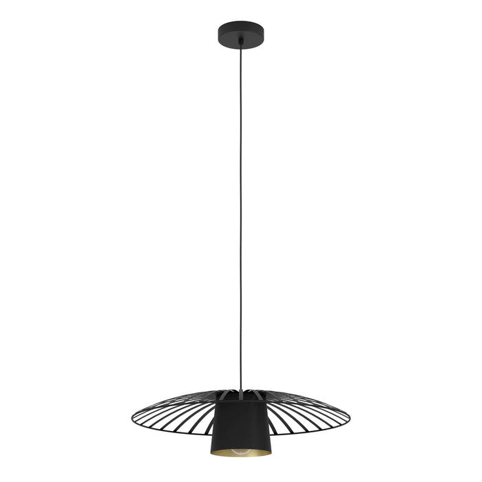 EGLO Felixkirk Hanglamp - E27 - Ø 57 cm - Zwart|Goud - Staal
