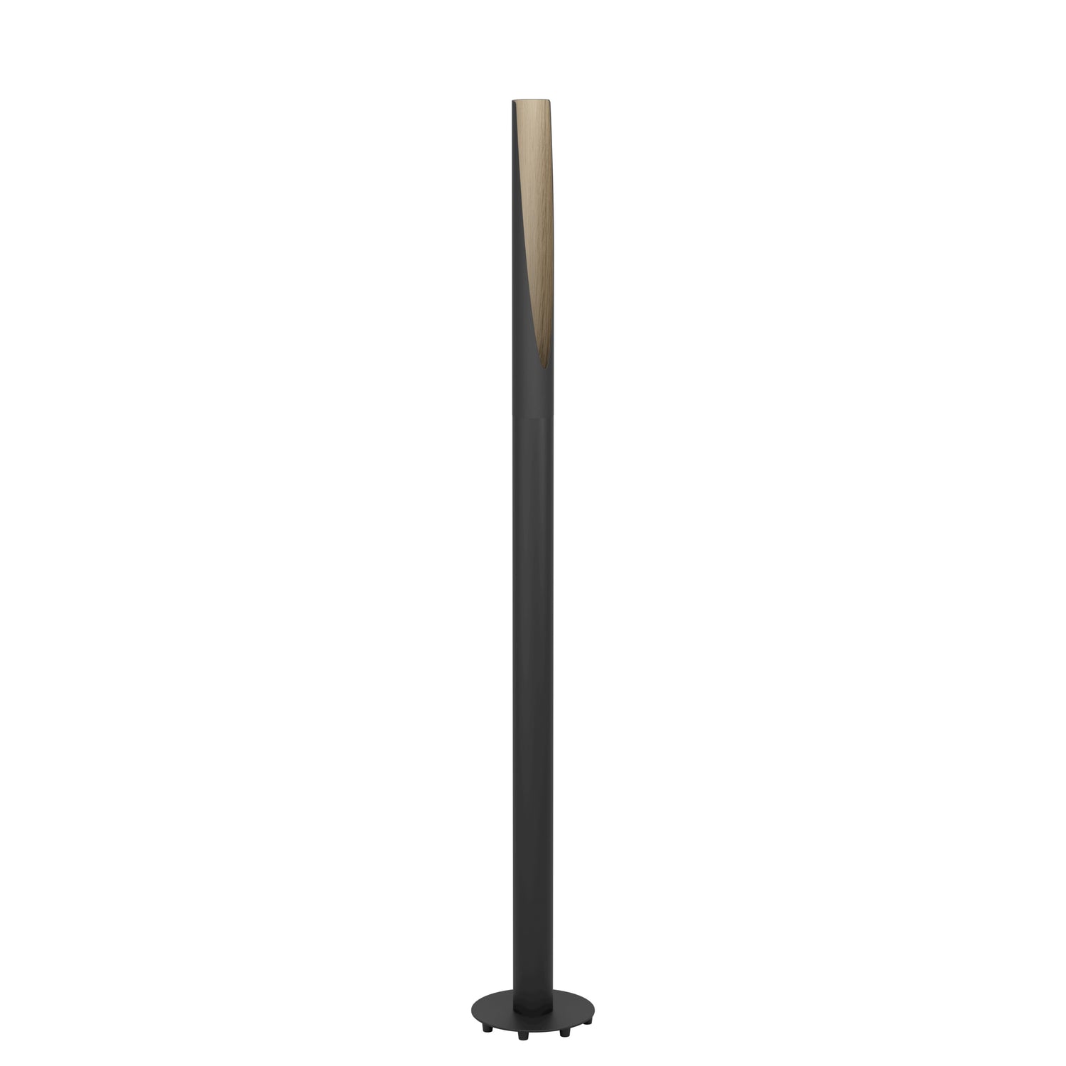 EGLO Barbotto Vloerlamp - GU10 - 136,5 cm - Zwart|Bruin - Staal