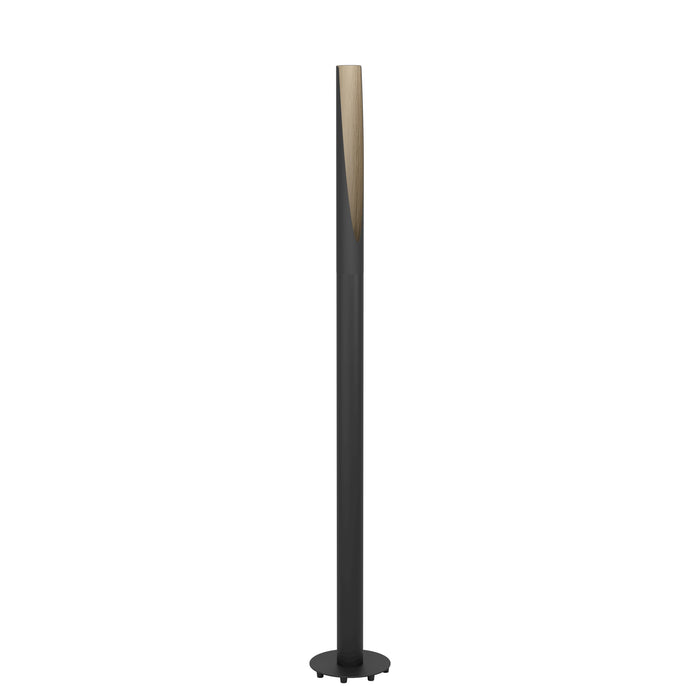 EGLO Barbotto Vloerlamp - GU10 - 136,5 cm - Zwart|Bruin - Staal