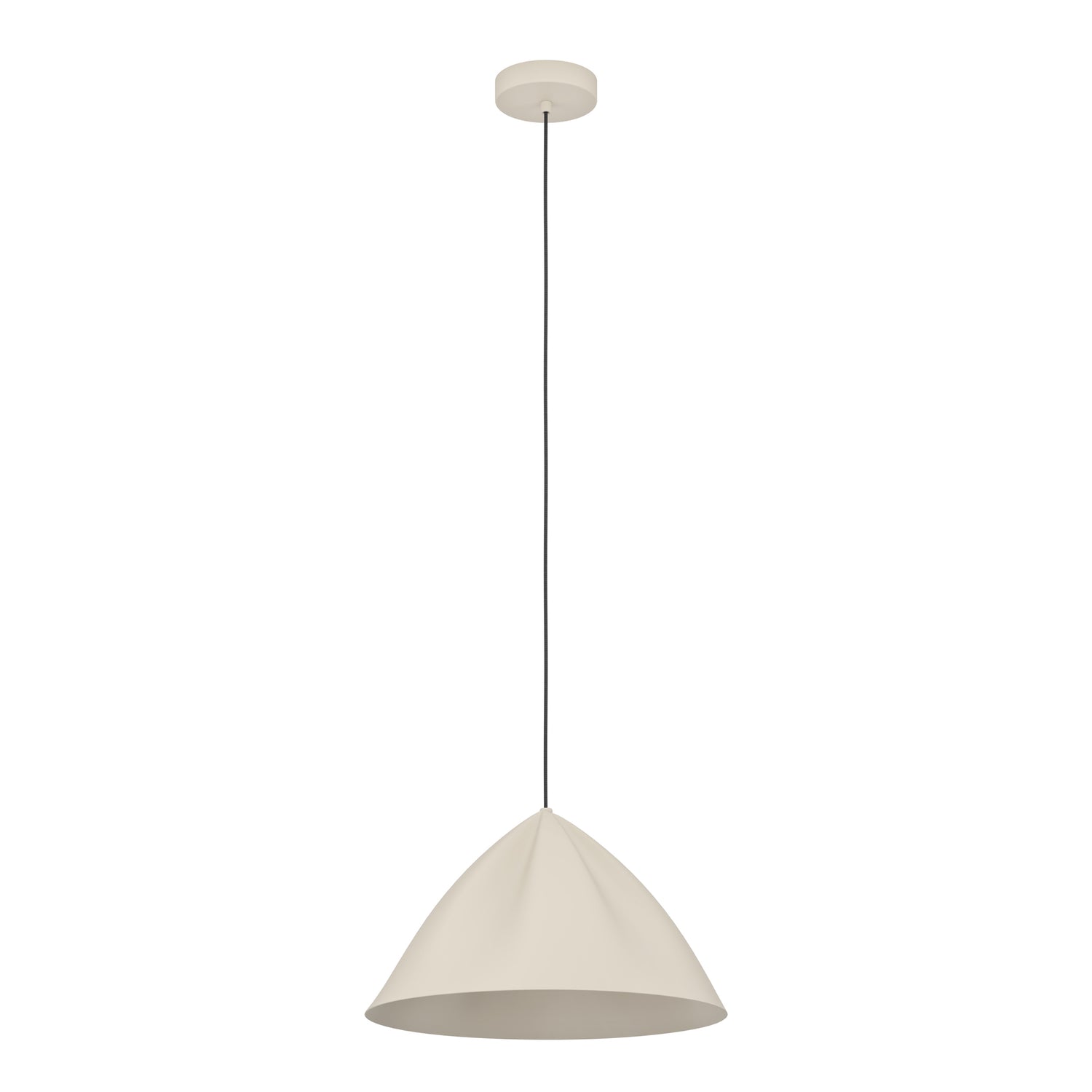 EGLO Podere Hanglamp - E27 - Ø 42,5 cm - Zand - Staal