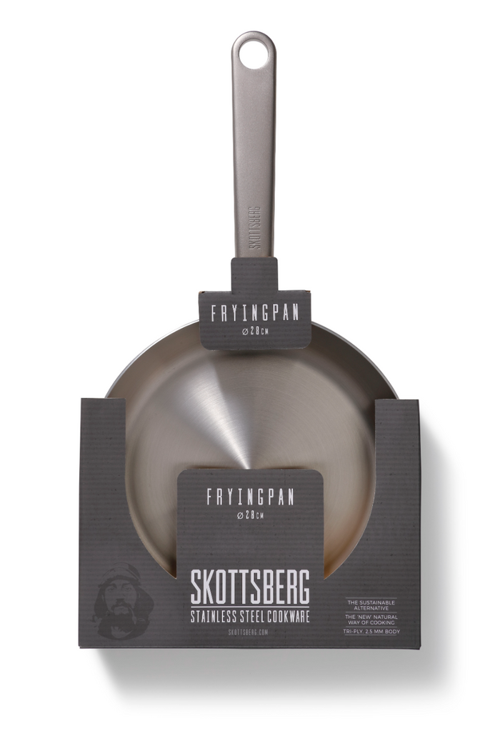 Skottsberg - Stainless Steel - Koekenpan - Ovenbestendig -28 cm