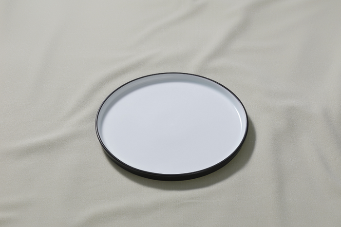 Maastricht Porselein - Cosmic - Bord - 2 stuks - ø 20 cm - Zwart|Wit