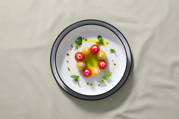 Maastricht Porselein - Cosmic - Bord - 2 stuks - ø 20 cm - Zwart|Wit