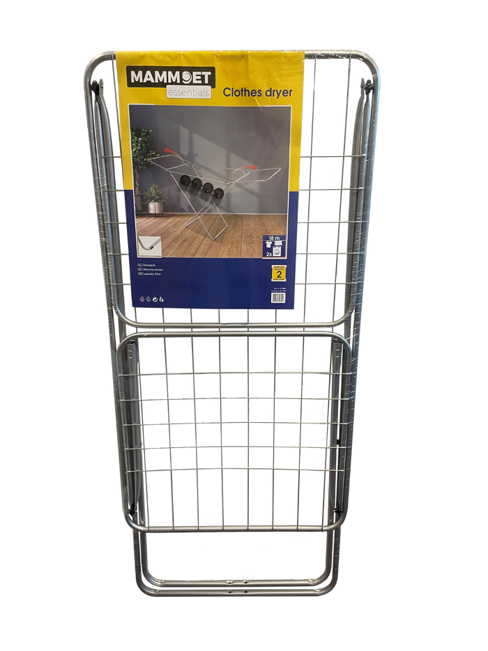 Mammoet - Droogrek - Met vleugels - 18 m drooglengte - Grijs