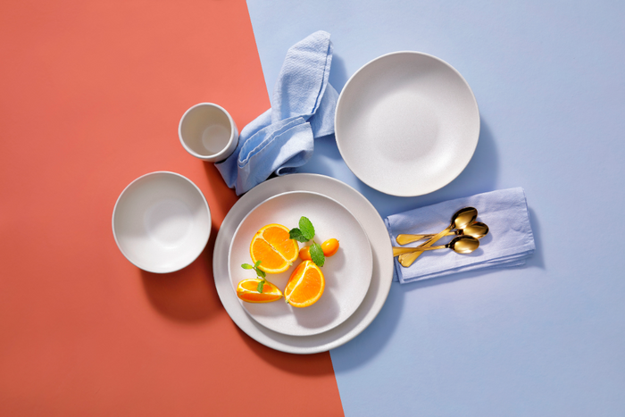 Mammoet - Spirit - Bord diep - Pastabord - 2 stuks - ø 21,5 cm - Wit