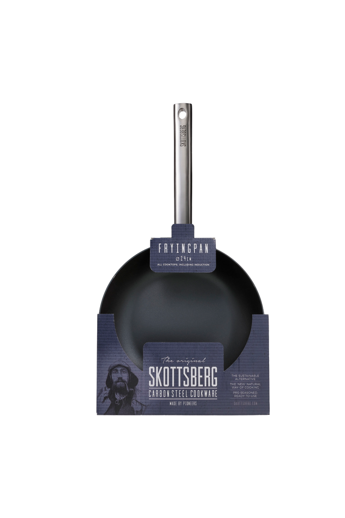 Skottsberg - Carbon Steel - Koekenpan - Plaatstaal - Inductie -24 cm
