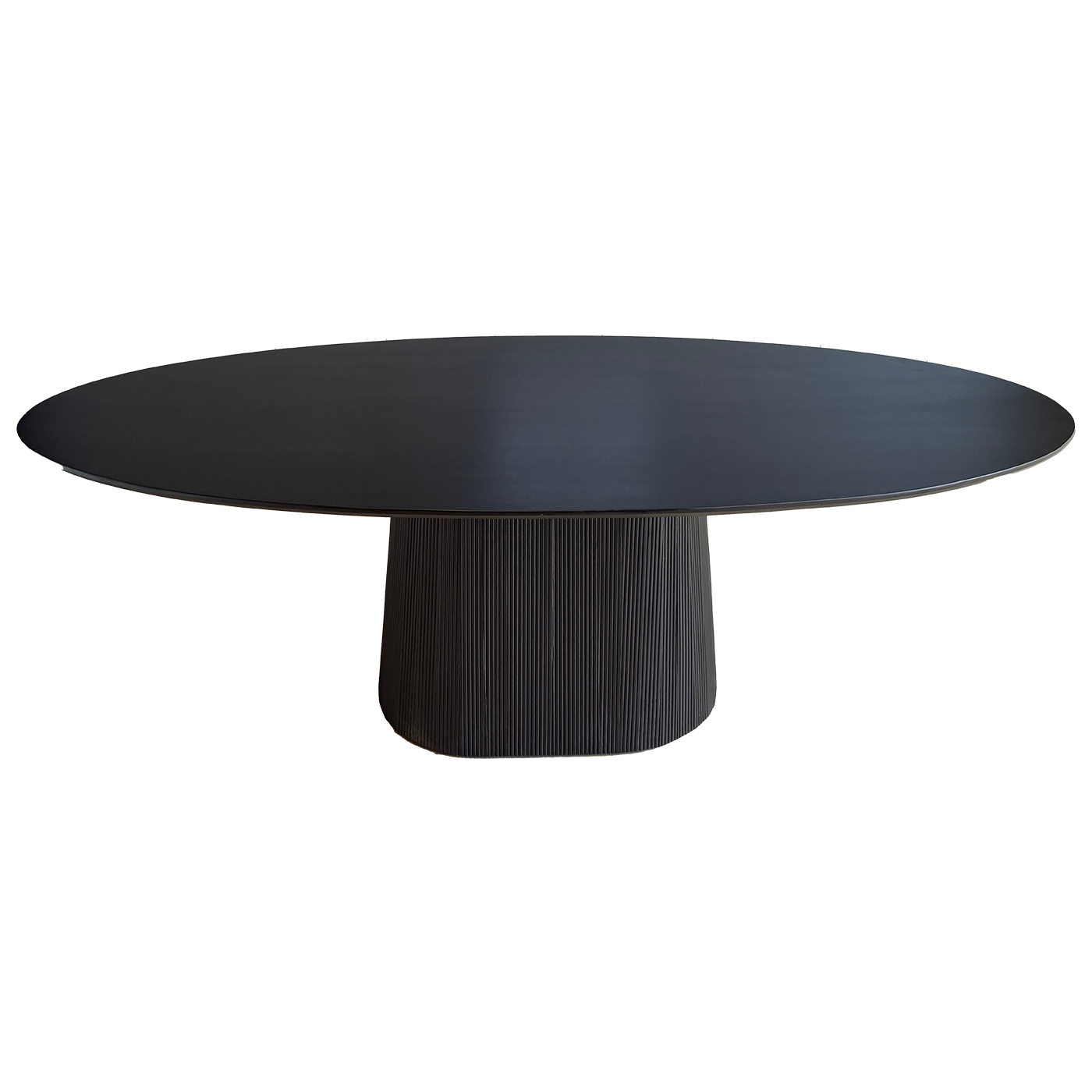 Old Inn - Eetkamertafel Rome ovaal 160cm Zwart