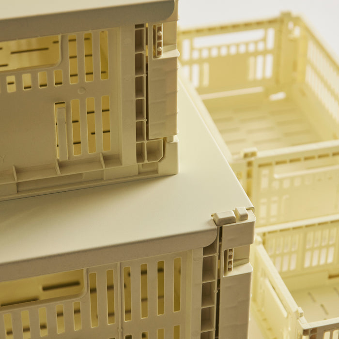 HAY Colour Krat L - Rechthoekig - Lichtgeel