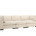 Fjôrd - 3-Zitsbank Beige Stof - 311x102x86cm - Salerno