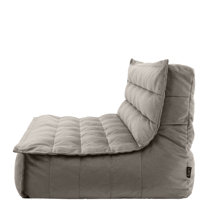icon Kota 2-zitsbank - Zitzak - Velours - Houtskool