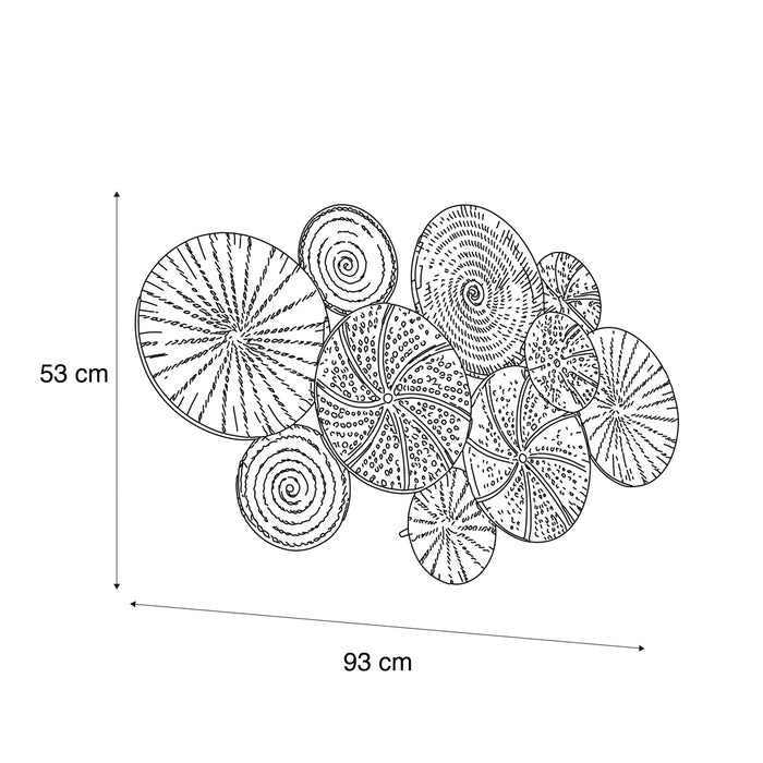 QAZQA Smart wandlamp antiek goud 93 cm 2-lichts incl. 2 Wifi A60 -