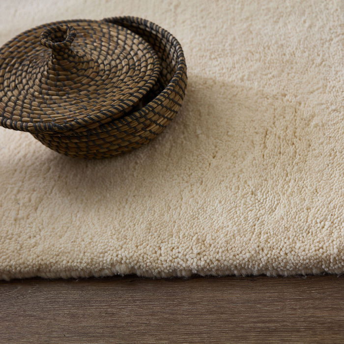 Theko Handgeknoopt Berber tapijt Taza Royal 200x300 cm - Blanc