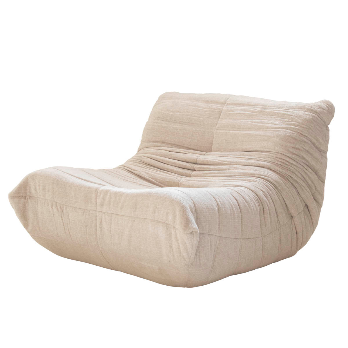 Giga Meubel - Fauteuil Beige Stof - 87x97x69cm - Bear