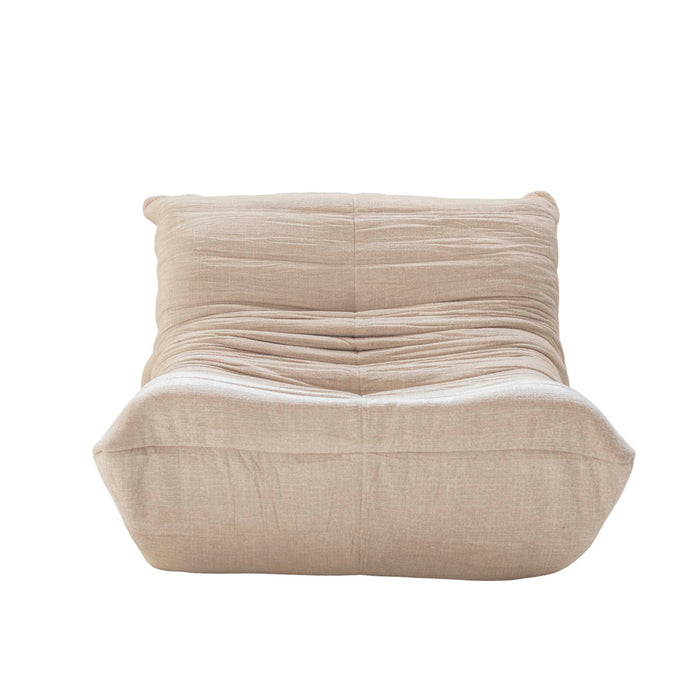 Giga Meubel - Fauteuil Beige Stof - 87x97x69cm - Bear