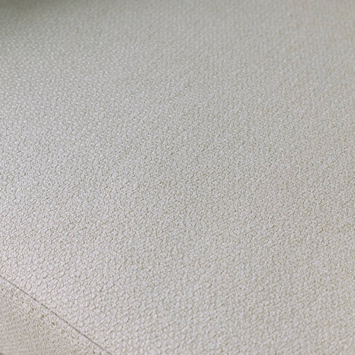 sweeek - Fauteuil stof gebogen rugleuning metalen frame