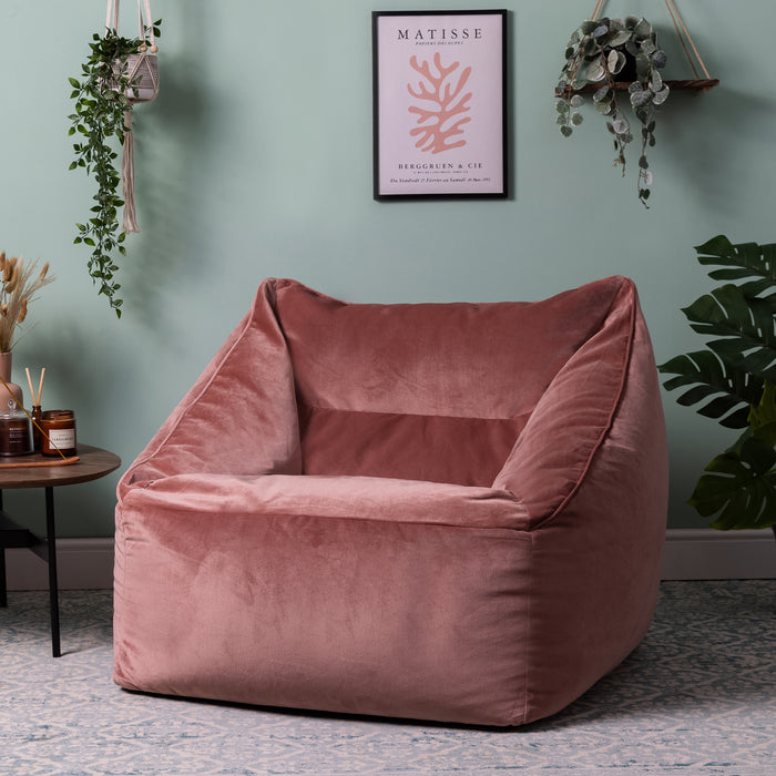 icon Natalia Zitzak Fauteuil - Velours - Oudroze