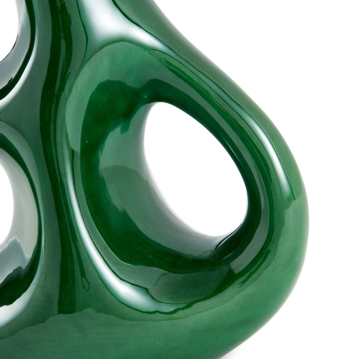 POLSPOTTEN Three Ears Vaas - Donkergroen