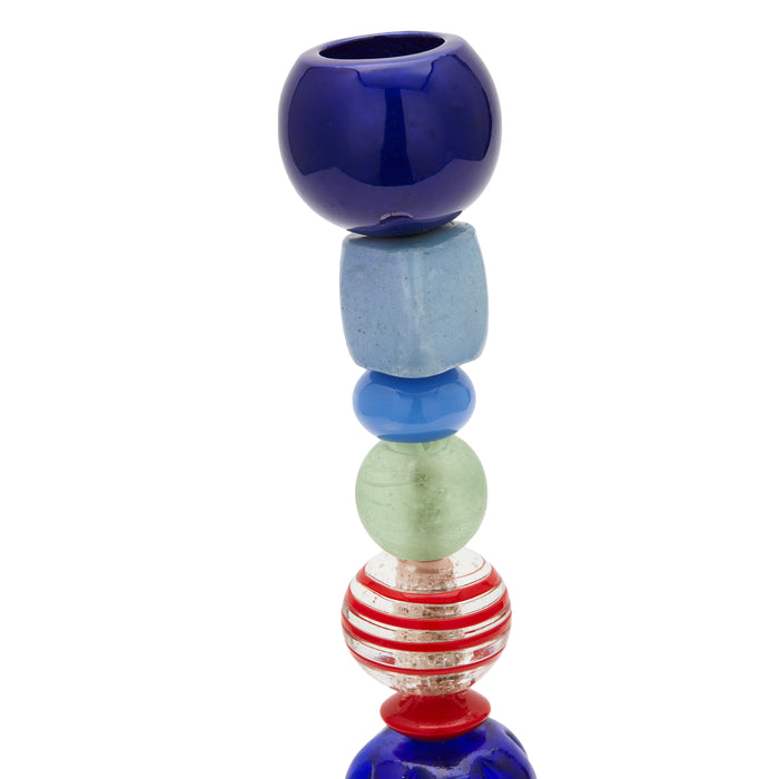 POLSPOTTEN Beads Kandelaar H 34 cm - Multicolor