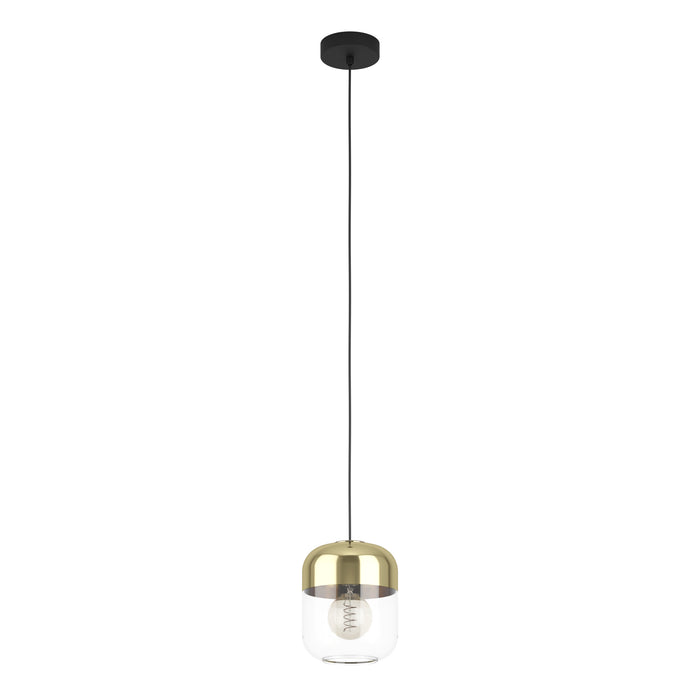 EGLO Maryvilla Hanglamp - E27 - Ø 17 cm - Goud|Zwart