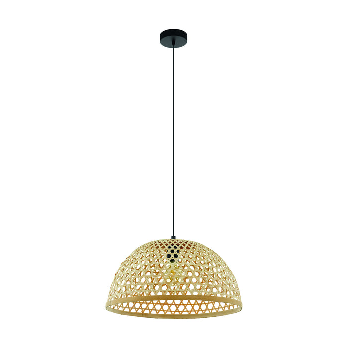 EGLO Claverdon Hanglamp - 1 lichts - Ø49,5 cm - E27 - Zwart