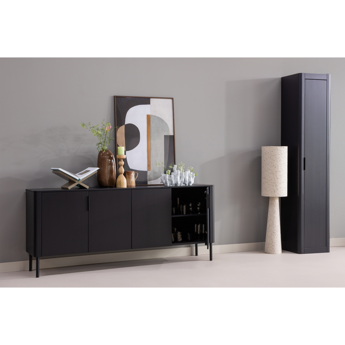 WOOOD Jet Boekenstandaard - Grenen - Mud - 19x40x26