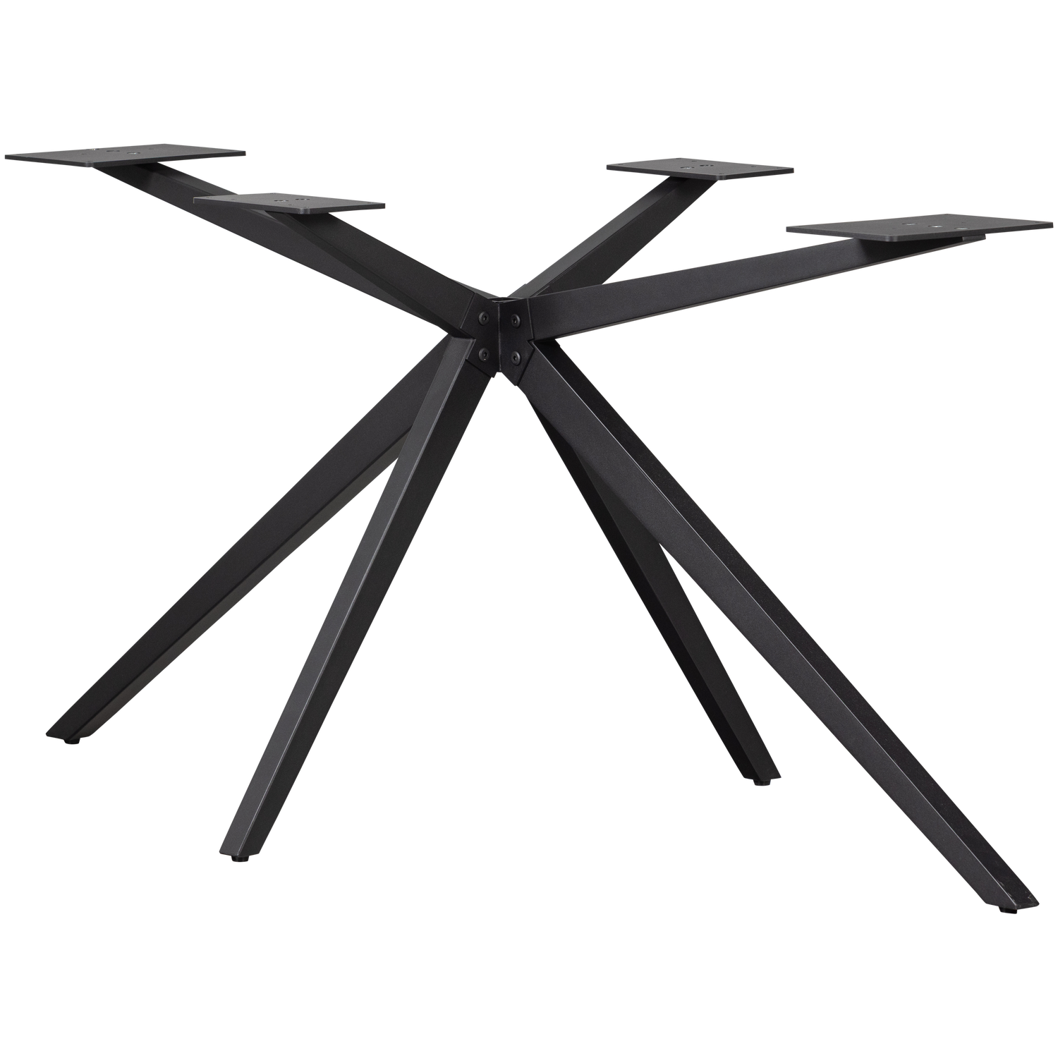 WOOOD Holland Kruispoot Xl - Metaal - Zwart - 72x170x80