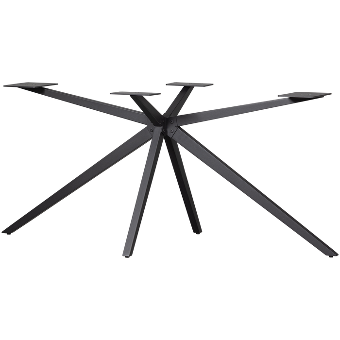 WOOOD Holland Kruispoot Xl - Metaal - Zwart - 72x170x80