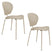Zuiver The Ocean Chair Stoel Rice - Set van 2 - Bruin