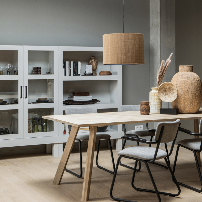 WOOOD Bonk Open Kast - Grenen - Mist - 160x103x37