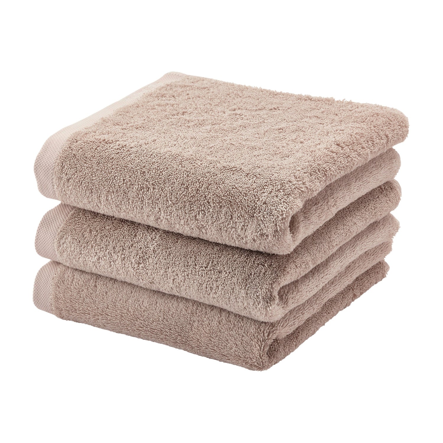 London Handdoek Nougat | Beige | Bruin | Katoen