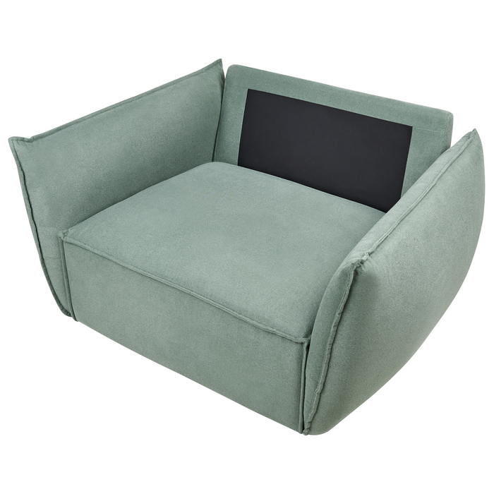 Beliani - KUNES - Fauteuil - Lichtgroen - Polyester
