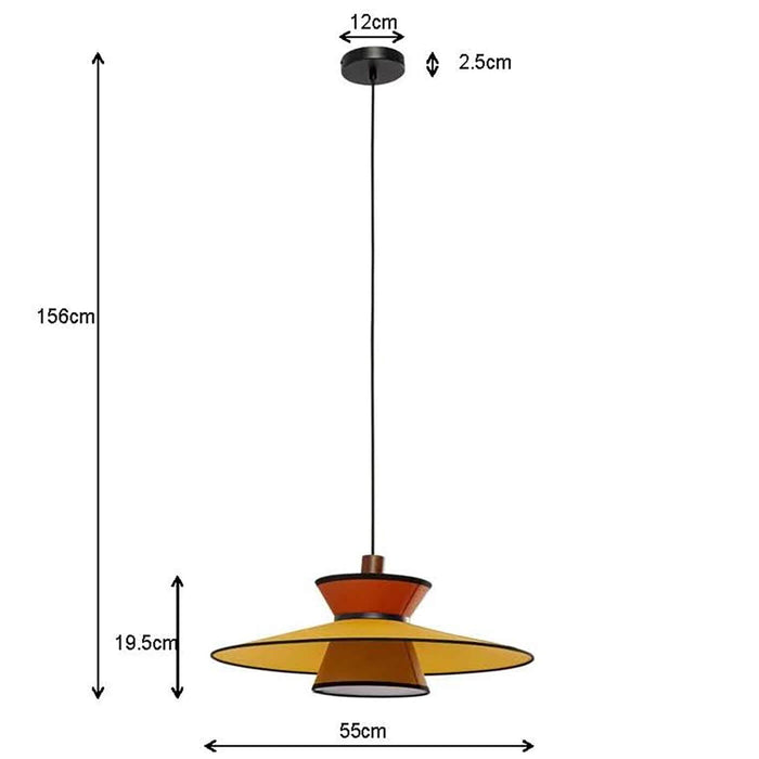 Hanglamp Riva 55cm Kare Design