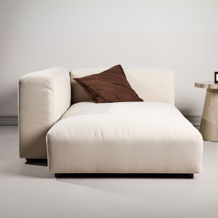 Fjôrd - Loungebank Beige Katoen - 177x138x70cm - Mavi