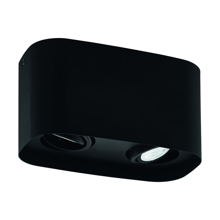 EGLO Arenzano Plafondlamp - 2 lichts - GU10  - Zwart