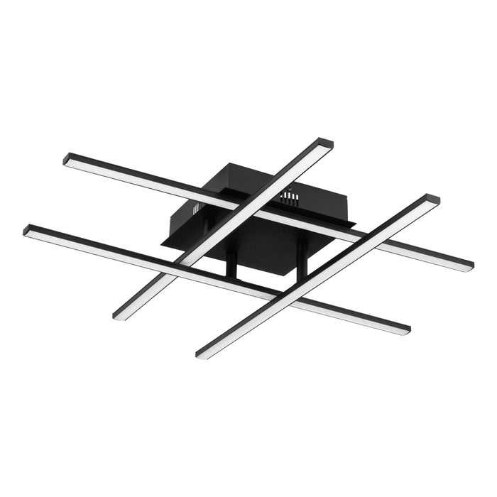 EGLO Lasana 3 Wandlamp|Plafondlamp - LED - 50 cm - Zwart|Wit