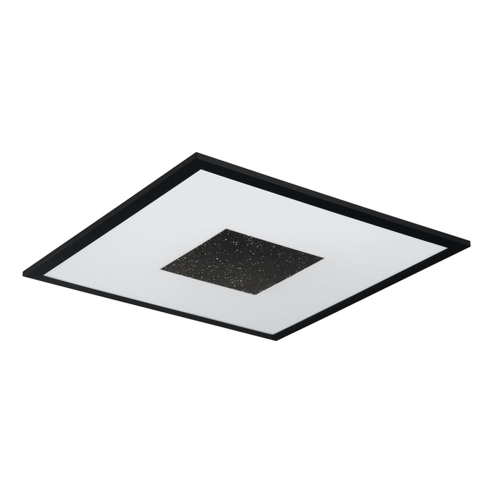 EGLO Marmorata Plafondlamp - LED - 44,5 cm - Zwart|Wit