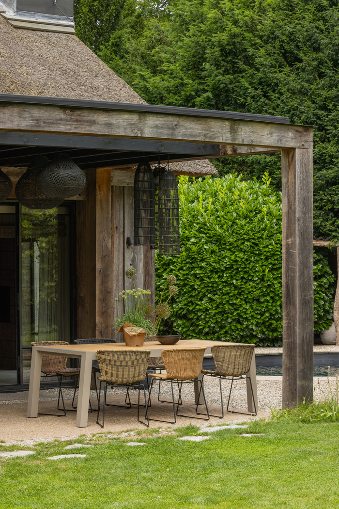 WOOOD Wings Tuinstoelen - Touw|Metaal - Naturel - Set van 2