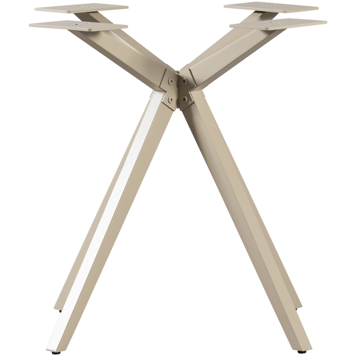 WOOOD Holland Kruispoot - Metaal - Dakargrau - 72x80x80