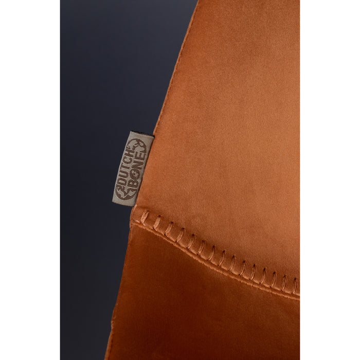 Dutchbone Franky Stoel Oranje - Set van 2