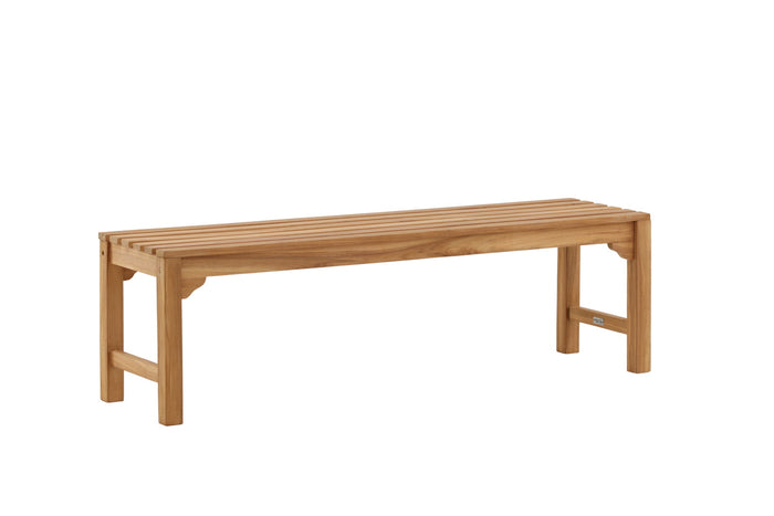 Fjôrd - Bankje Naturel Teakhout - 150x40x45cm - Kenya