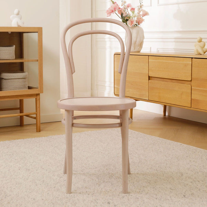 Fameg Vienna Thonet No.14 Houten Bistrostoel Whitewash