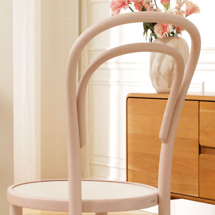 Fameg Vienna Thonet No.14 Houten Bistrostoel Whitewash