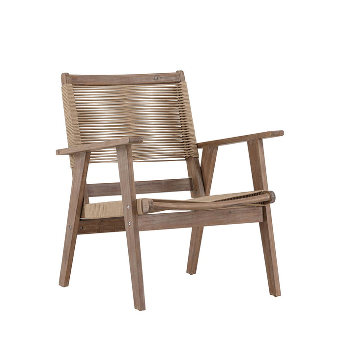 Fjôrd - Loungestoel Bruin Hout - Peter