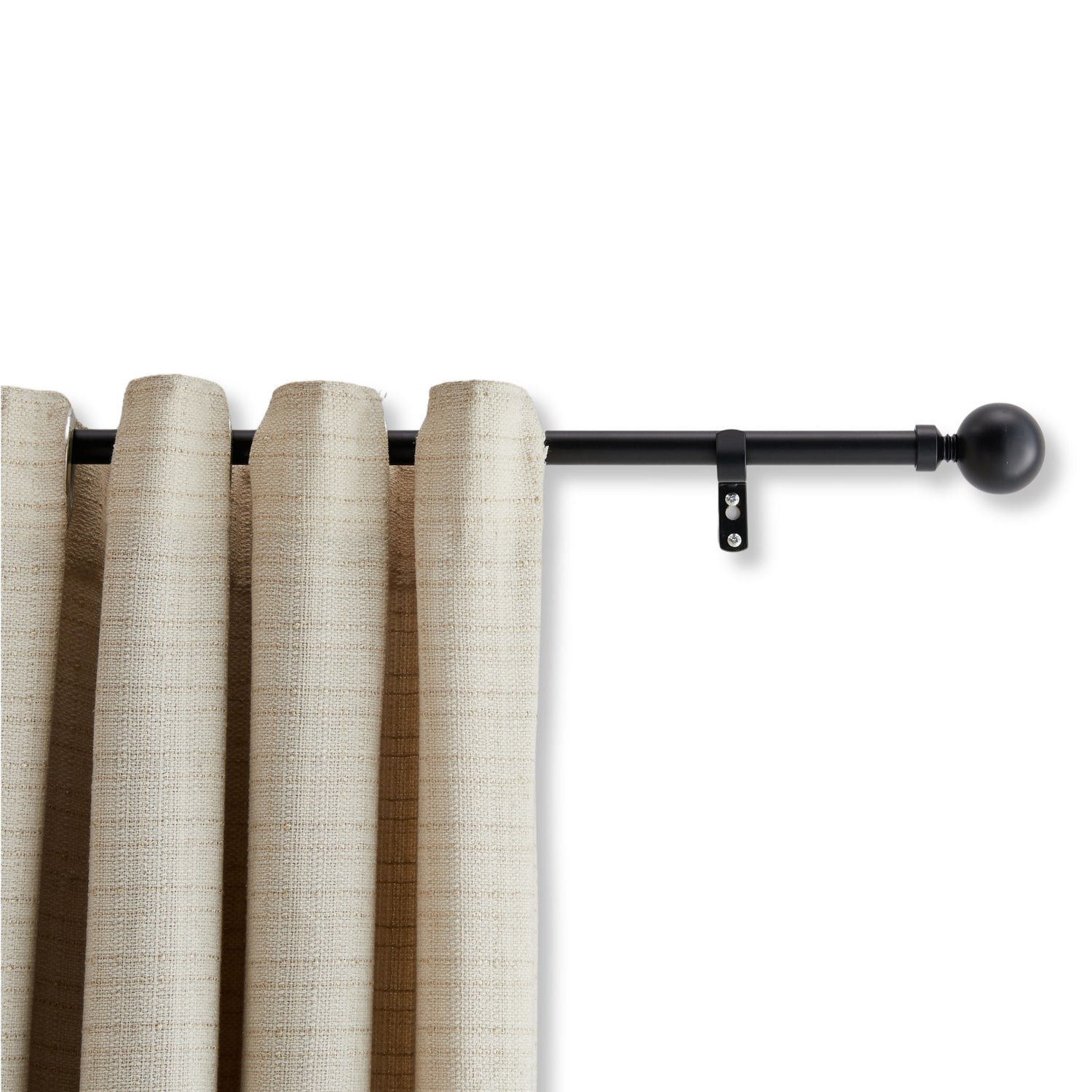 ACAZA Gordijnroede Zwart