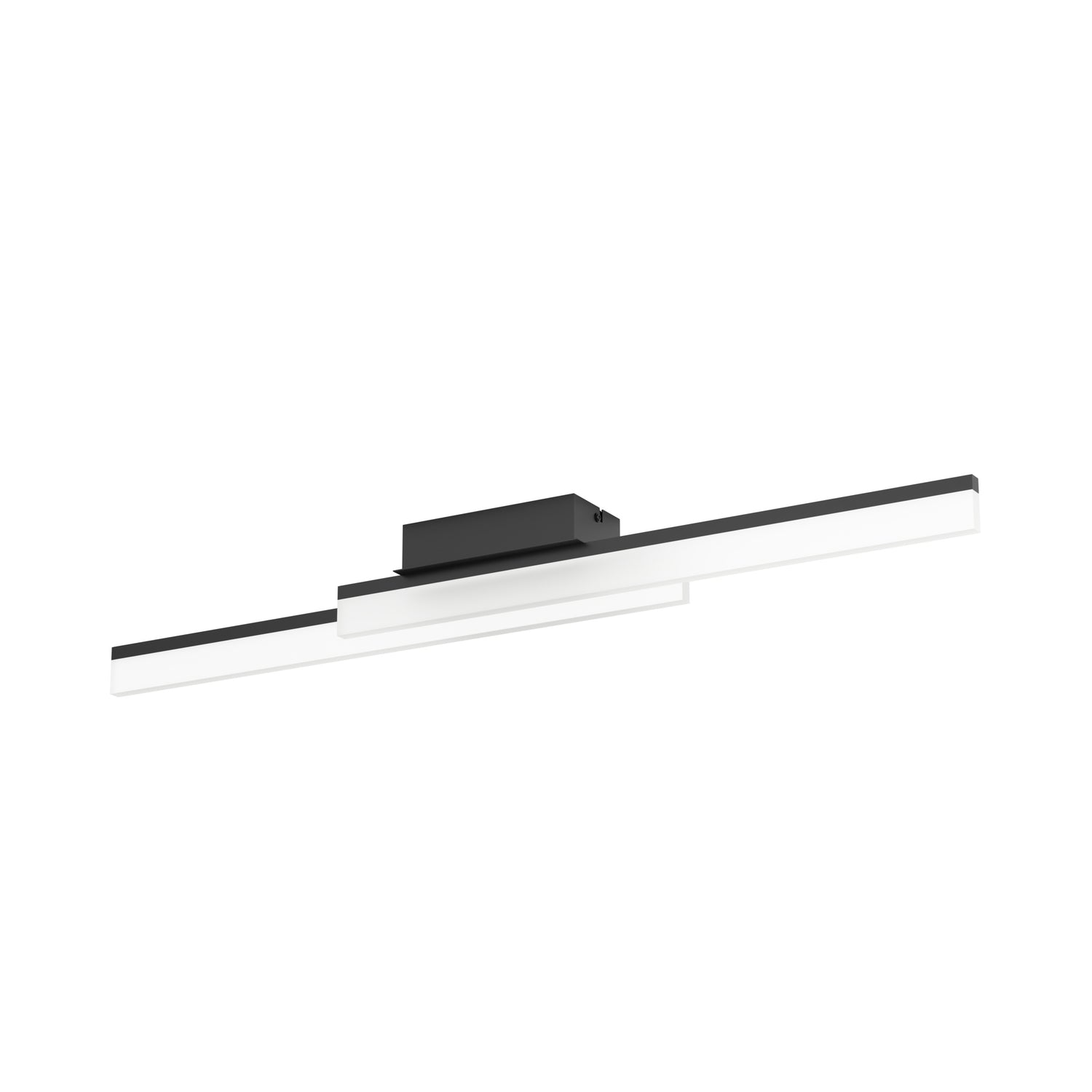EGLO Palmital Plafondlamp - LED - 88cm - Zwart - Spiegellamp
