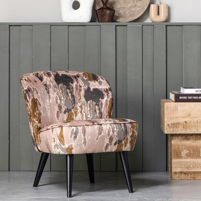 WOOOD Balk Too Salontafel - Hout - Naturel - 50x50x35