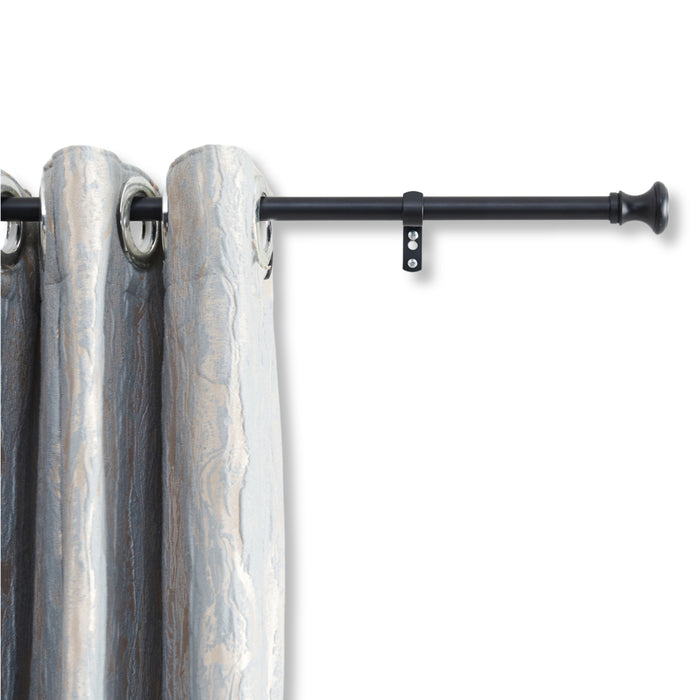 ACAZA Gordijnroede Zwart