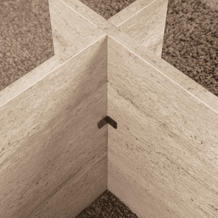 Calicosy - Salontafel met glazen blad L105 cm - NOAH