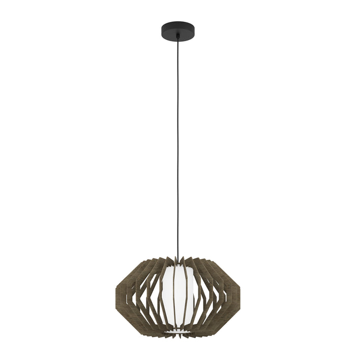 EGLO Rusticaria Hanglamp - E27 - Ø 45 cm - Zwart|Bruin|Wit